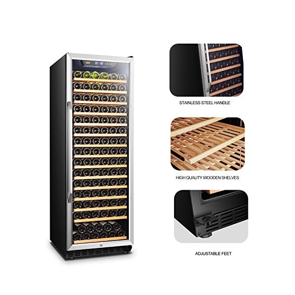 Lanbo-Compressor-Built-in-Single-Zone-Wine-Cooler-with-Safety-Lock-171-Bottles