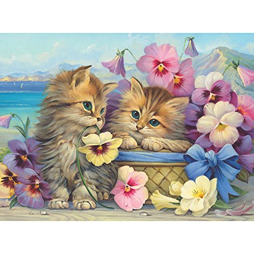 Bits and Pieces - 300 Piece Jigsaw Puzzle for Adults - Friends Forever - 300 pc Kittens, Cats Jigsaw by Artist Oleg Gavrilov
