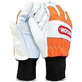 Oregon Chainsaw Left-Hand Protection Leather Gloves &ndash; Large (Size 10) (91305L)