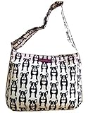 Bungalow360 Black Dog Messenger Bag
