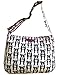 Bungalow360 Womens Canvas Large Messenger Tote Bag (Black Dog)