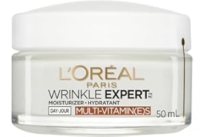 L'Oreal Paris Anti-Aging Face Cream 65+, Day & Night Skincare, Wrinkle Expert, With Multi-Vitamins to Reduce the Look of Deep