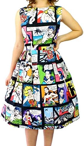 Hemet Women's Comic Pleated Dress