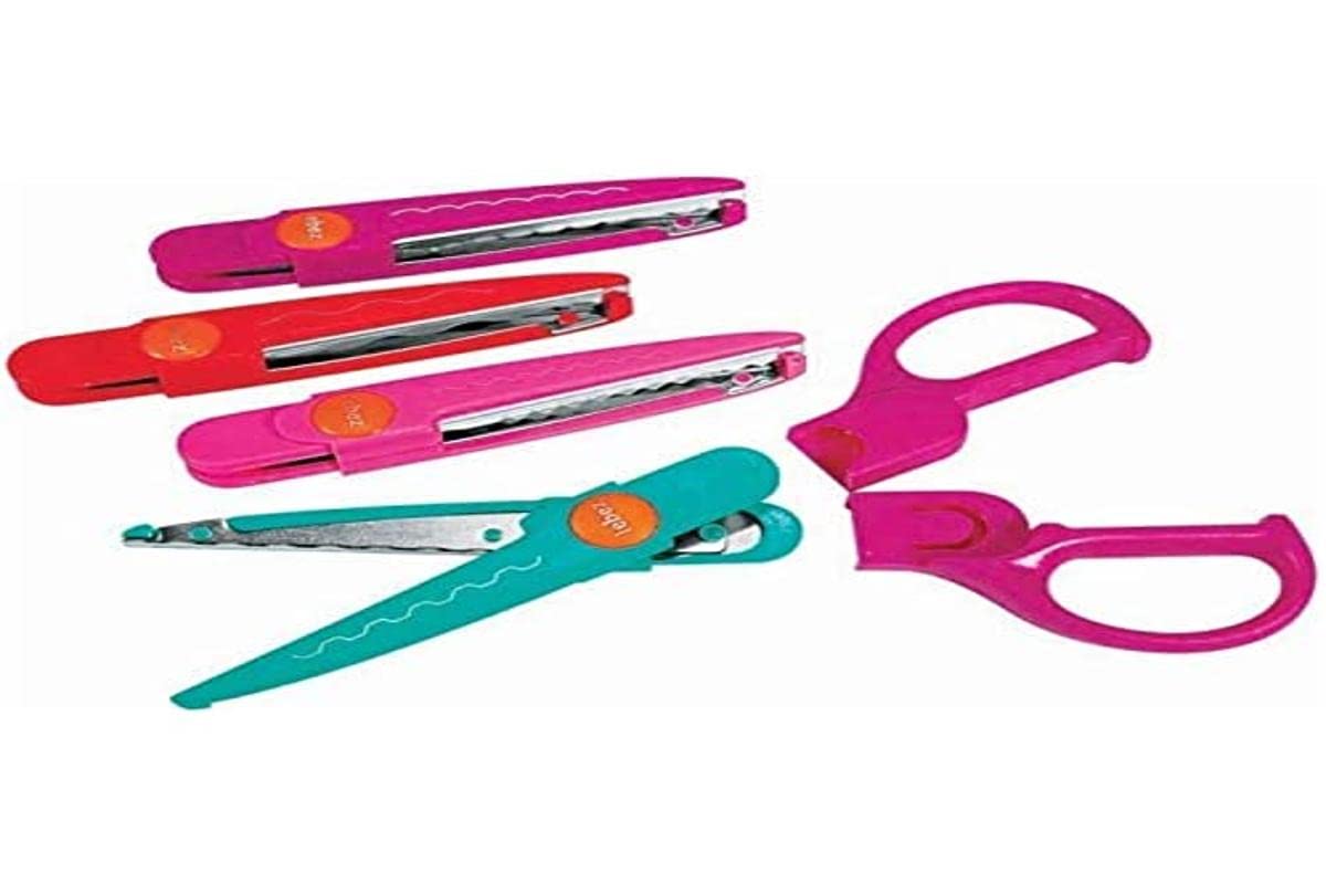 LEBEZ Snippy Scissors Zig-zag 4 in 1