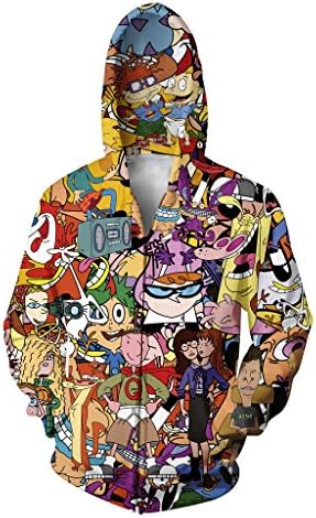 Hot Style Men Women Cartoon Characters 3D Printing Hoodies Fashion Men'S Sportswear Sportsman Wear Hoodie Sweatshirt Cardigan