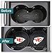 2 Pack 2.75 inch for Kansas City Chiefs Car Interior Accessories Anti Slip Cup Mat for All Vehicles (Kansas City Chiefs)