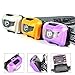 TianNorth® 3W Super Bright 3 LED 4-mode Mini Headlight Headlamp Head Torch Flashlight Light Purple