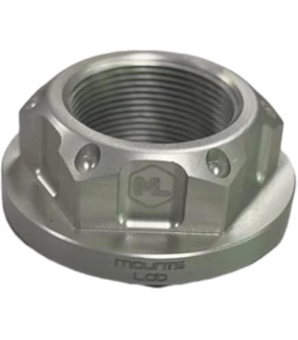 SCAR Steering Stem Nut For Yamaha & Suzuki Dirt Bikes - Blue Anodized