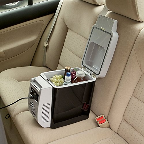 SD Portable 7L Mini Car Freezer Cooler Warmer Refrigerator Travel Cooler Box US - Thumbnail 3