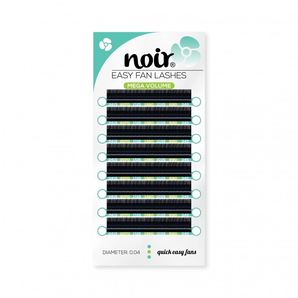Noir Volume Lashes Easy Fan Lashes D curl 0.04 Mixed Mega Volume Self Fanning Eyelash Extensions