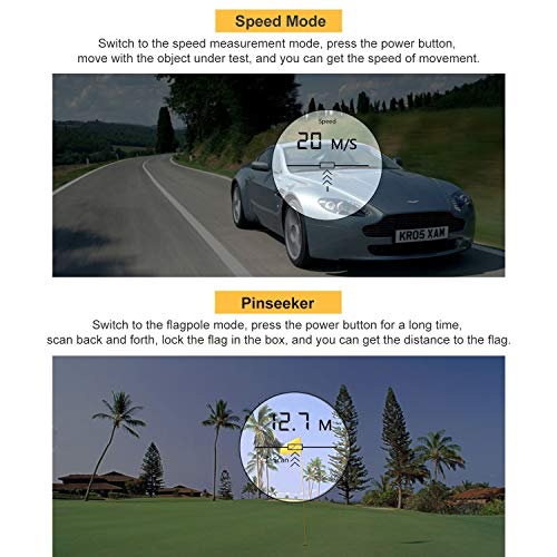 NORM 900m Laser Rangefinder Range Finder Telescope Distance Meter Fog Mode Speed Measuring Tape Mini Golf Hunting Outdoor