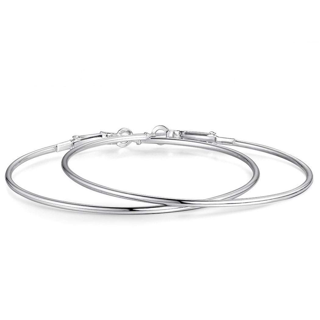 Feriay Women Fashion Elegant Style Circle Big Hoop Earrings Jewelry Gift Hoop