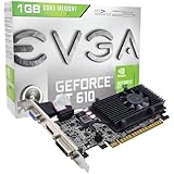 EVGA GeForce GT 610 1024MB GDDR3, DVI, VGA and HDMI Graphics Card 01G-P3-2615-KR