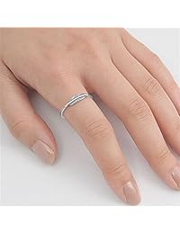 Anillo de plata de ley 925 con diseño de hoja oxidada, talla 3-12