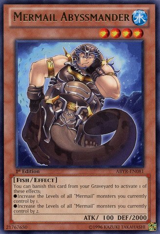 Yu-Gi-Oh! - Mermail Abyssmander (ABYR-EN081) - Abyss Rising - Unlimited Edition - Rare