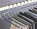 48 Jobar Slacks Hangers Open Ended Pants Easy Slide Organizers - 4 Pack