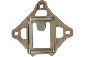 OKYASS Tactical Helmet NVG Mount Shroud Steel Night Vision Goggles and Sports Camera Bracket Base for ACH MICH OPS-Core Fast/Crye AirFrame Helmet