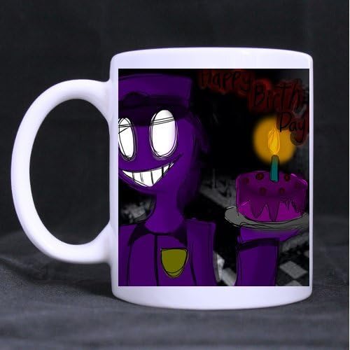 Purple Guy F-NaF Happy Birthday Custom Morphing Mug