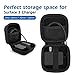 MoKo Power Adapter Case Bag, [Anti-scratch] Accessories Organizer Storage Carrying Bag Compatible with Apple MacBook Power Adapter, Surface 3 Power Charge, Magic Mouse, Earphones, USB and Cable, Black