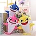 HLovebuy Baby Shark Official Singing Plush, Music Sound Baby Shark Plush Doll Soft Baby Cartoon Shark Stuffed & Plush Toys Singing English Song for Kids Gift Children Girl