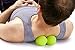 instecho Massage Peanut Ball by QOL TOP, Massage Balls for Back, Double Lacrosse Balls Massage, Myofascial Release Ball, Trigger Point Ball. (Green, Large)