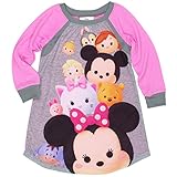 Tsum Tsum Girls Long Sleeve Nightgown Pajamas (Little Kid/Big Kid)