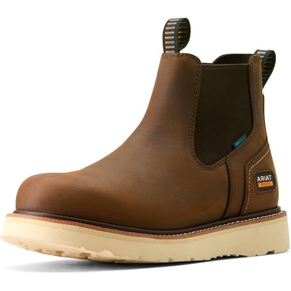 Ariat Big Rig Chelsea H2O Comp Toe Boots - Iron Coffee Big Rig Chelsea Waterproof Work Boot | Ariat main image 3