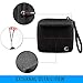 Hard Travel Case for RAVPower FileHub, Travel Router AC750 / N300, 2.5 Inch Portable SSD, MP3 Player, Power Bank, USB Cable and More.