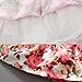 Ephex Toddler Girls Flower Princess Silky Dress with Floral Print 2-11T