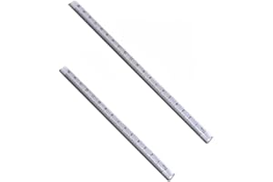 2Pcs Clear Triangular Rulers 15cm 20cm Drawing Ruler Measuring Tool for Students Architect Technical Drafting School Math Mea