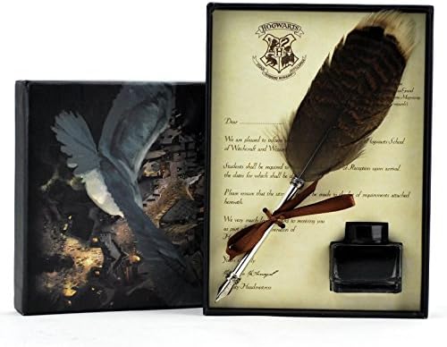 Feather Quill Pen And Ink Set, Antique Luxury Writing Harry Potter Quill Pen