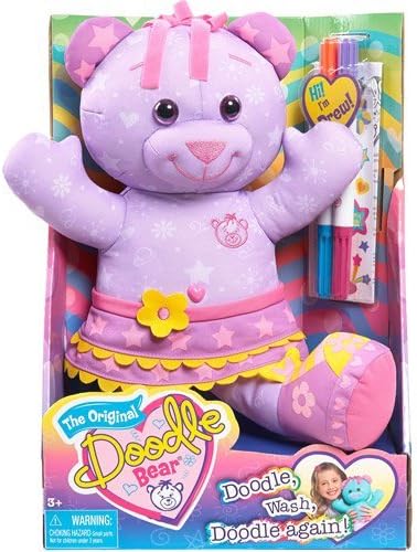 pink doodle bear