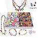 ANDYKEN Bead Kits for Girls - Kids Crafts Jewelry Making Kit With Colorful Acrylic Beads - Jewelry Crafting Set
