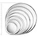 New Star Foodservice 50806 Restaurant-Grade Aluminum Pizza Pan, Baking Tray, Coupe Style, 10-Inch
