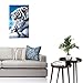 HOT SALE ! 5D Diamond Diy Painting Full Drill Handmade White Tiger Mother Child Under Moonlight Starry Sky Cross Stitch Home Decor Embroidery Kit ❤️ ZYEE (B)