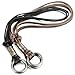 Jstyle Leather Necklace for Men Women Chain Rope Vintage Cool Pendant Adjustable