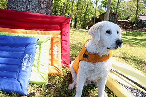 Lazy Dog Loungers Rafts for Dogs and Pets - Semi-Submersible to Keep Your Dog Cool - Lake, Pool, River and Boat (Royal Blue - Large)