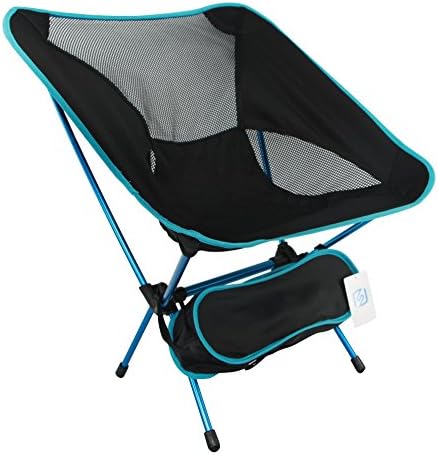 Ashviee Easy Chair, Ultralight Portable Folding Camping Chair, Super Lightweight for Outdoor Activities (Light Blue)