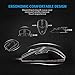AMIR Gaming Mouse, USB Wired Ergonomic Optical PC Computer Gaming mice, Adjustable DPI 500-3200, 8 Adjustable Weights + Programable Driver + 6 Programmable Buttonthumb 3