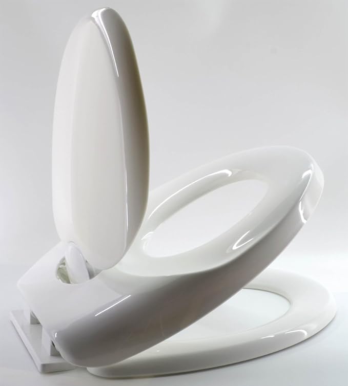 Duroplast Toilettendeckel mit Kindersitz Absenkautomatik | WC Sitz Brille Kinder | Familie Klobrille | Toilettensitz Lerntoil