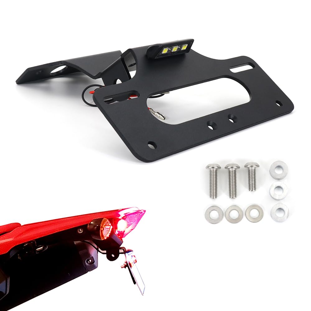 Tail Tidy Fender Eliminator Kit Kentekenplaathouder Staart Netjes Fit Gebruik Voor HONDA CRF 300L 2021 / CRF 300L RALLY 2021 Motorbike Kentekenplaathouder