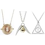 Jewelry Set-Gold Time Tunrer Sintch and Sliver Roalting Deathy Hollows Necklace set for Kids Collection Kit