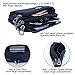 Essential Phone Belt Clip Waist Hip Pack Travel Messager Purse Crossbody Bag 3 Way Universal Water Resistant(Horizontal-Black)