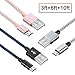 Micro USB Cable 3 Pack (3ft+6ft+10ft) Welmor Long Nylon Braided High Speed 2.0 USB to Micro USB Charging Cables Android Fast Charger Cord for Samsung Galaxy S7 Edge/S6/S4,Note 5/4/3,HTC,Tablet