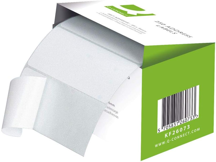 Q-Connect Address Label Roll Self Adhesive 102x49mm White (Pack of 180) 0073024