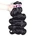 Colorful Queen 8A Brazilian Virgin Hair Body Wave Remy Human Hair 3Bundles Weaves 100% Unprocessed Hair Extensions Natural Color 10 12 14Inch