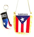 Puerto Rico,Boricua,Puerto Rican 2pc pack you get the classic Puerto rico Mini banner flag plus da Boricua Mini Boxing glove Keychain