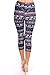 VIV Collection Print Brushed Capri Cropped Leggings Listing 1