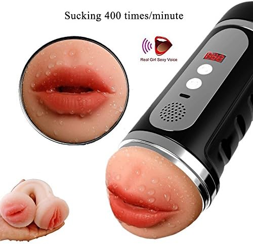 Intelligent Voice M*asturb*ation Cup Vi*brator D*eep Throat O*RAL Cup Mast*urbator Male Realistic Va*gina Pu*SSY Toys for Men