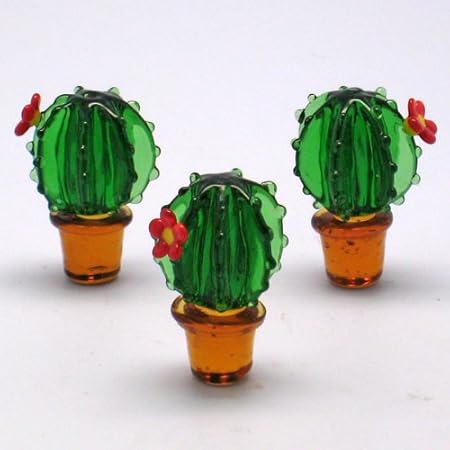 Amazon ガラス細工 サボテンｍ No 2600 民芸品 おもちゃ